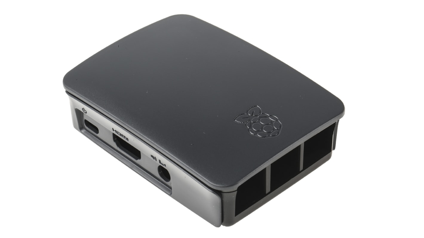 Raspberry Pi Plastic Case for use with Raspberry Pi 2B, Raspberry Pi 3B, Raspberry Pi 3B+