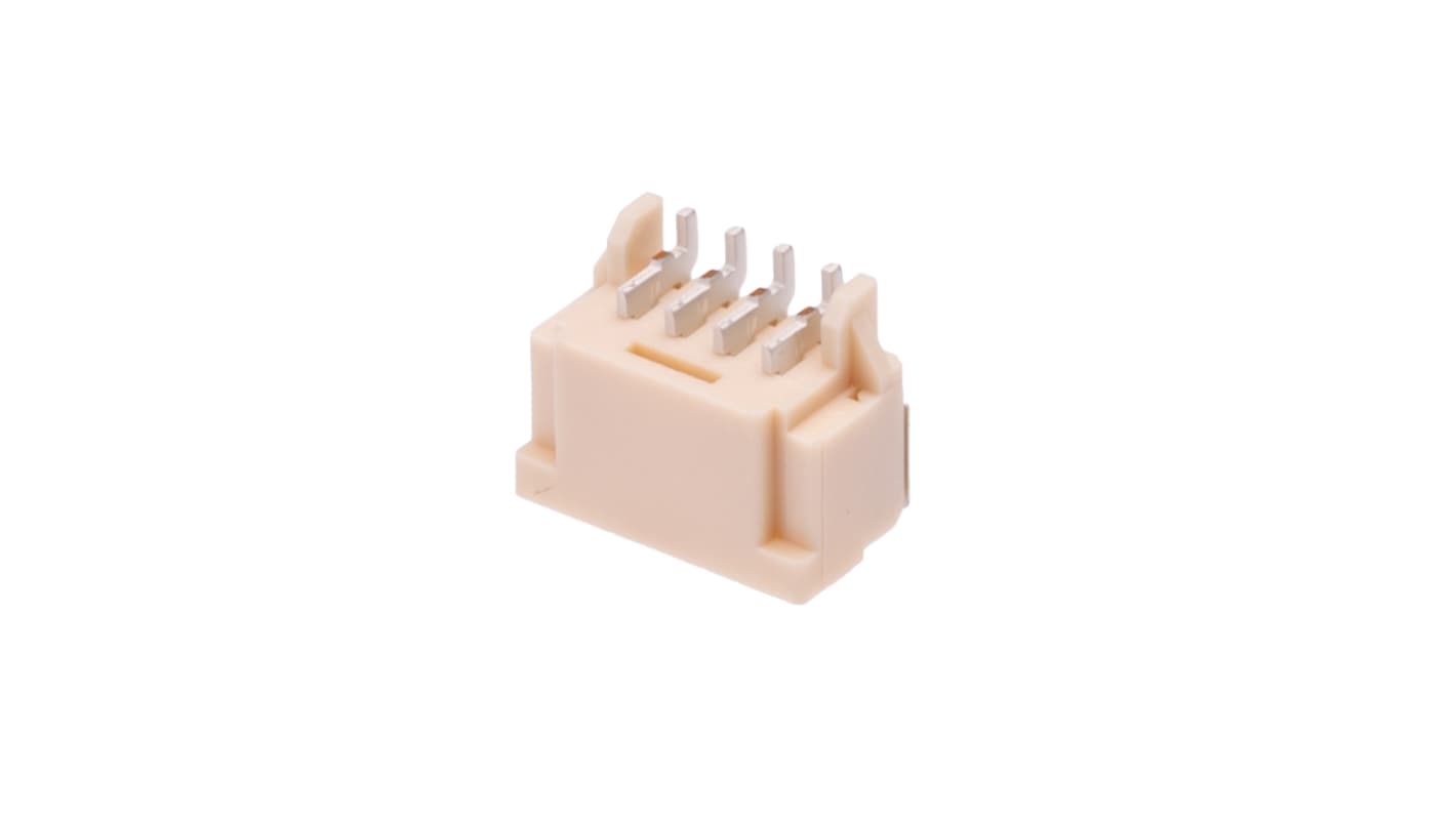 Molex 4p单排排针 直角线对板连接器, 2.0mm间距, 3.0A, 125.0 V, SMT安装, DuraClik系列