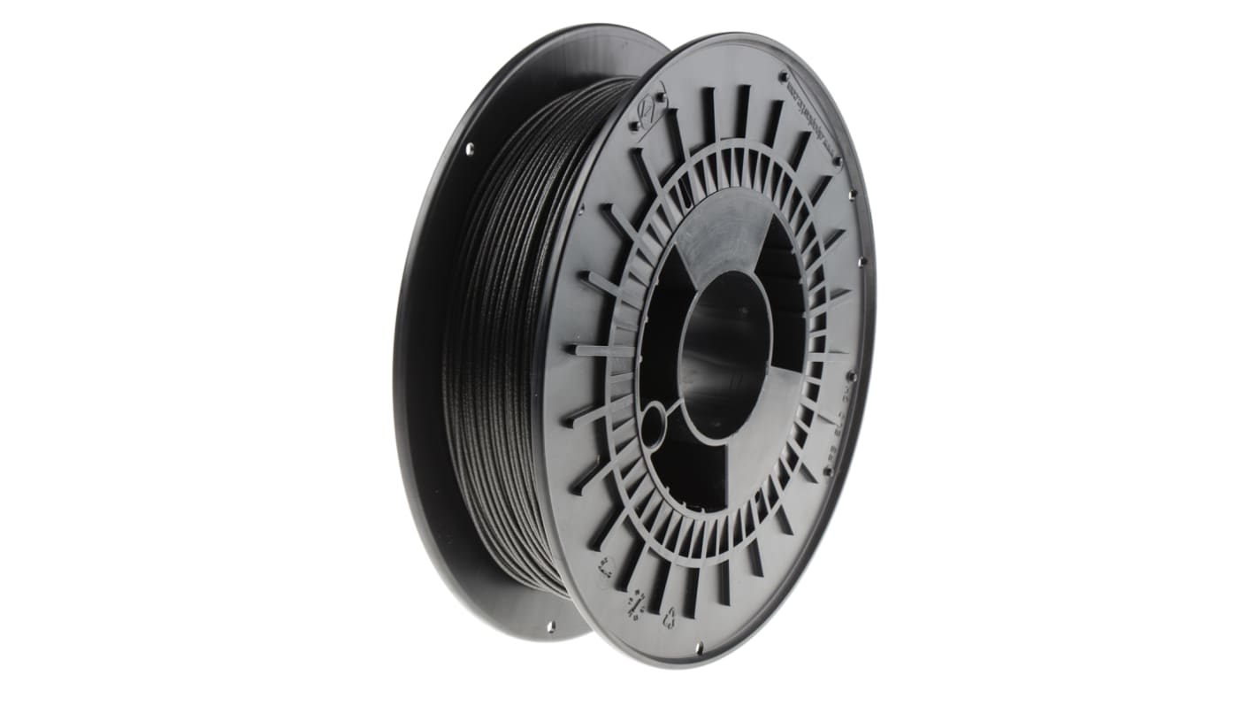 RS PRO CARBON-P 3D-Drucker Filament, Schwarz, 1.75mm, FDM, 300g