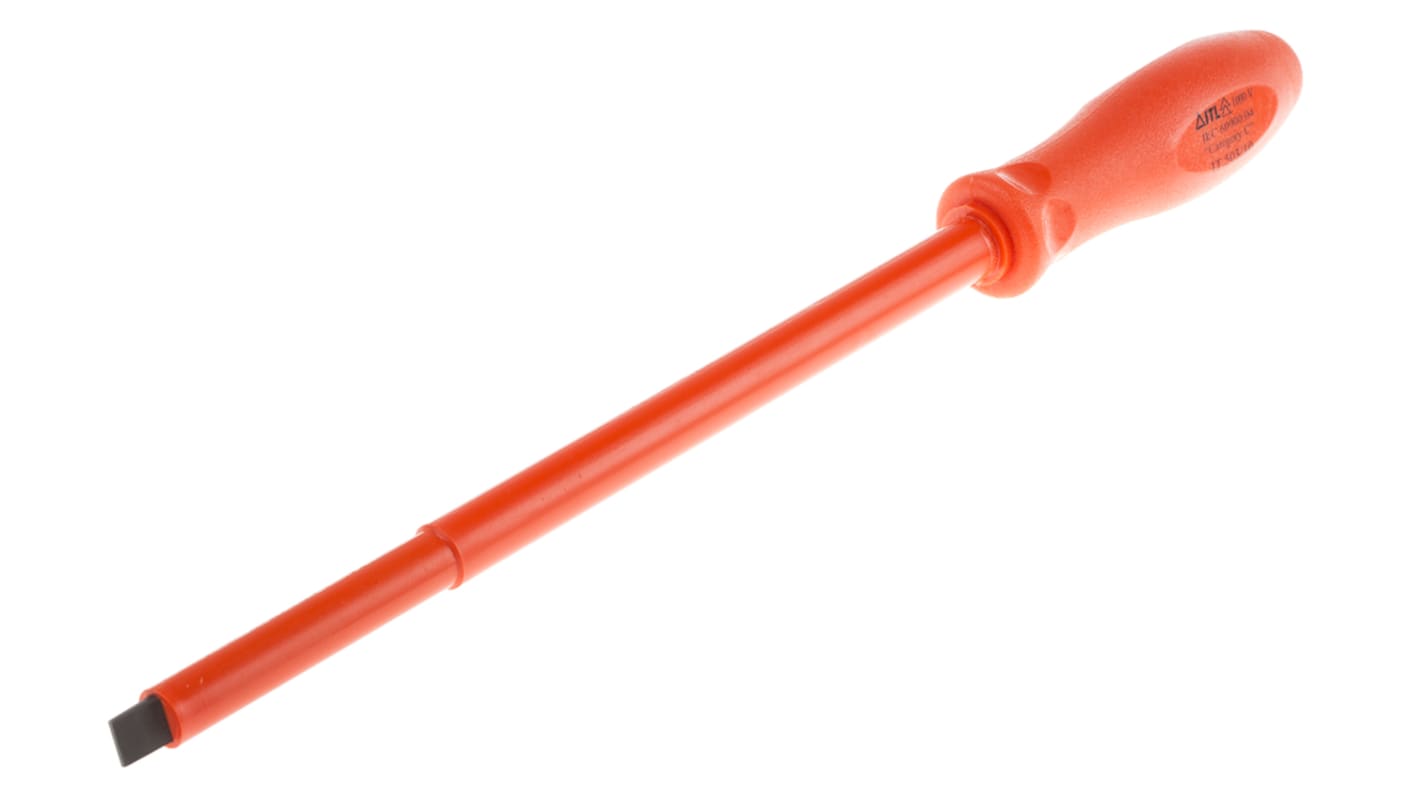 Cacciavite isolato A taglio 10 x 1,6 mm ITL Insulated Tools Ltd, lungh. lama 254 mm