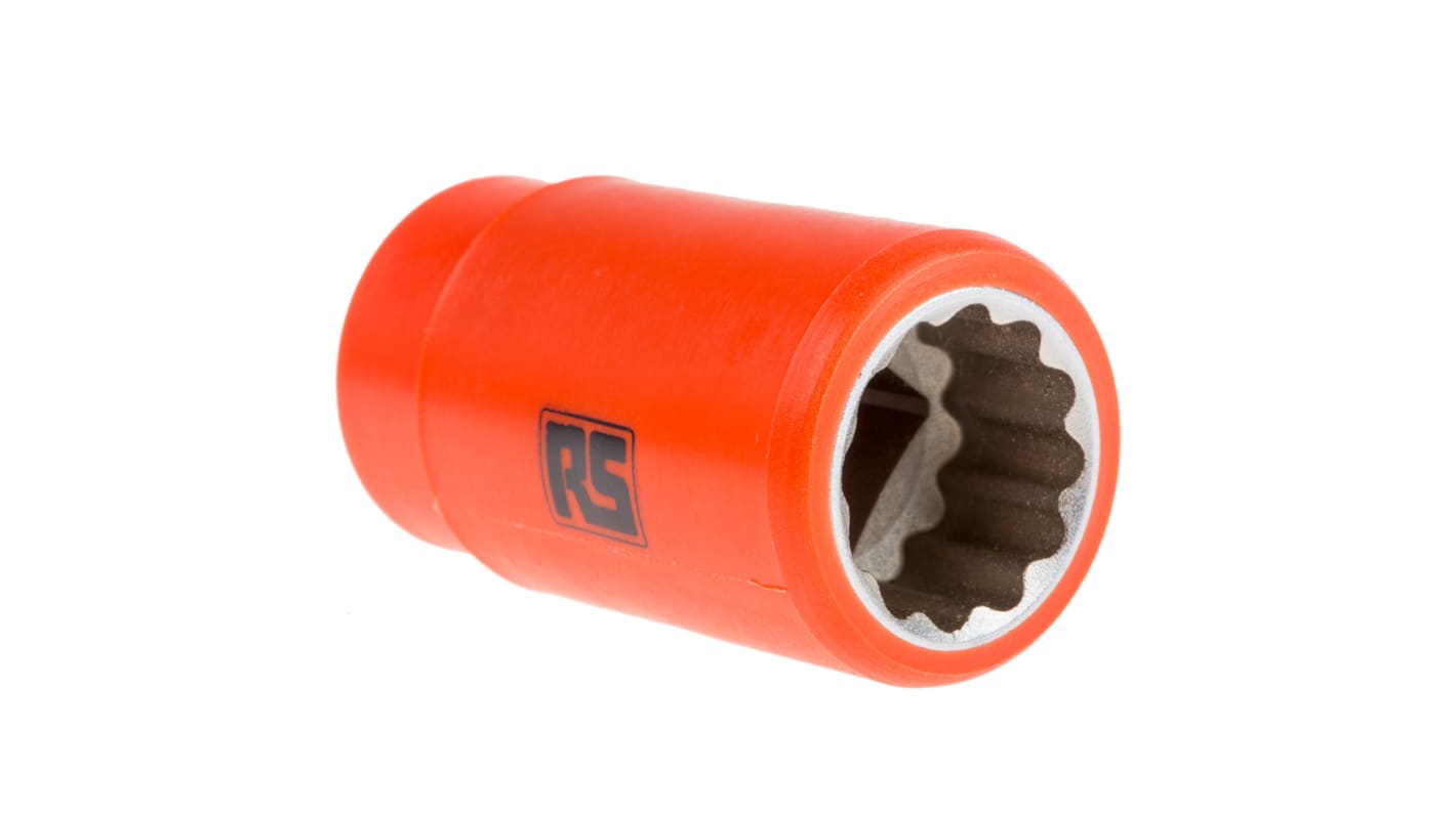 ITL Insulated Tools Ltd 1/2 in Drive 18mm Insulated Standard Socket, 12 point, VDE/1000V, 50 mm Overall Length