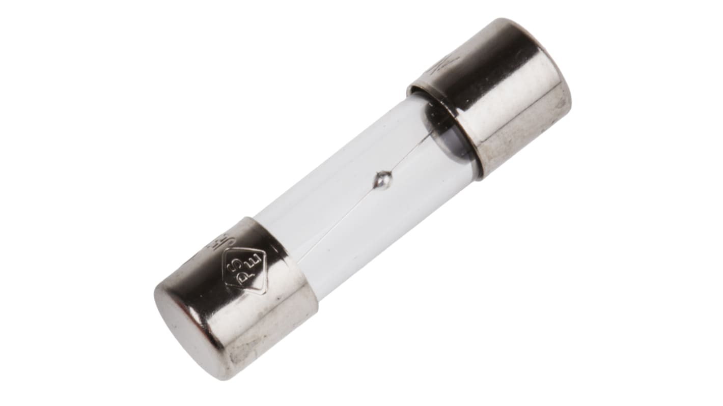 RS PRO 1.25A T Glass Cartridge Fuse, 5 x 20mm