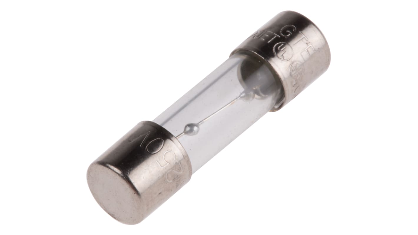 RS PRO 7A T Glass Cartridge Fuse, 5 x 20mm