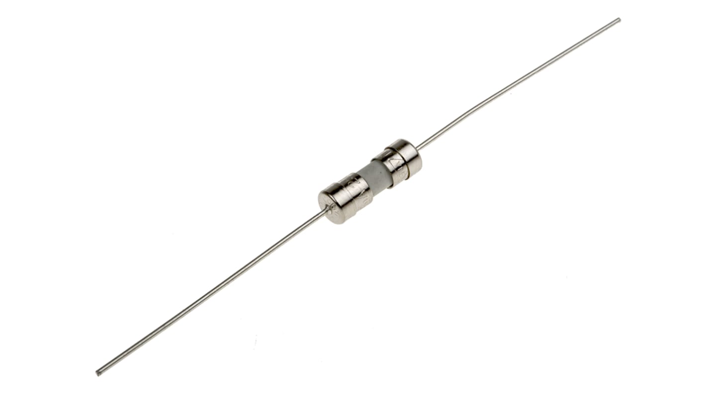RS PRO T一次性保险丝, 2.5A, 250V 交流, Φ3.6mm, 10mm长