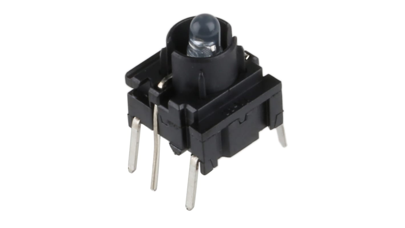 MEC IP67 Blue Side Cap Tactile Switch, SPST 50 mA 6.5 (Dia.)mm PCB