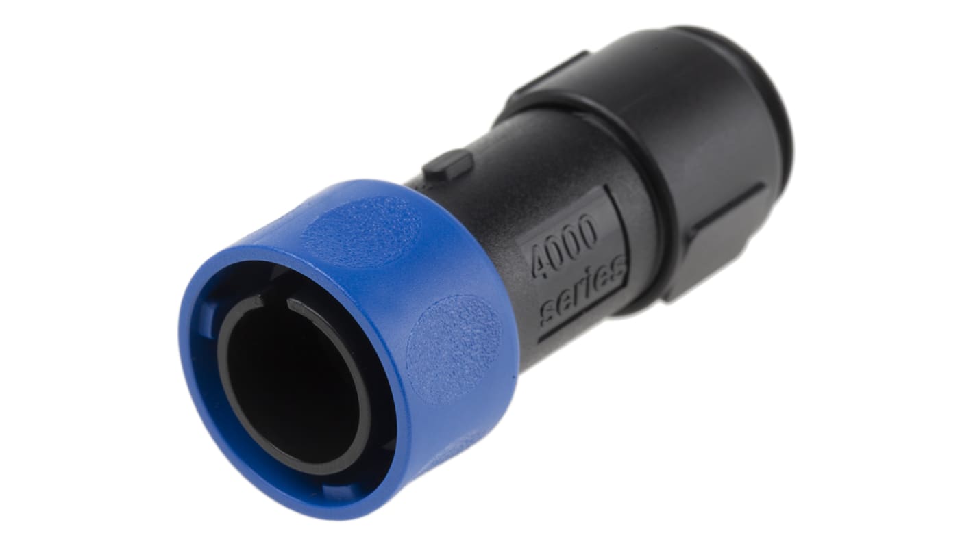 Bulgin Circular Connector, 3 Contacts, Cable Mount, Miniature Connector, Plug, Male, IP66, IP68, IP69K, Buccaneer 4000