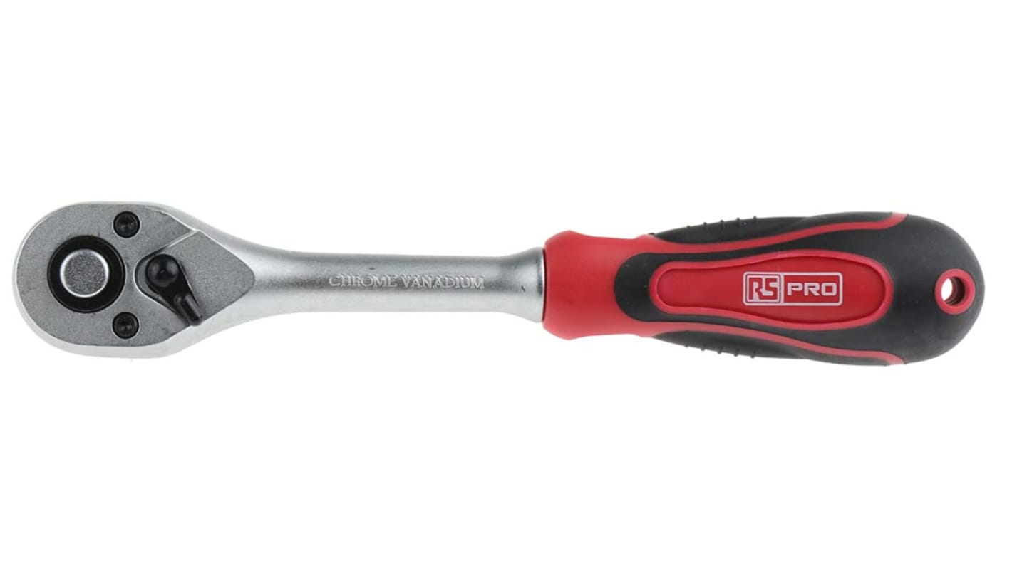 RS PRO 3/8 in Square Ratchet with Ratchet Handle