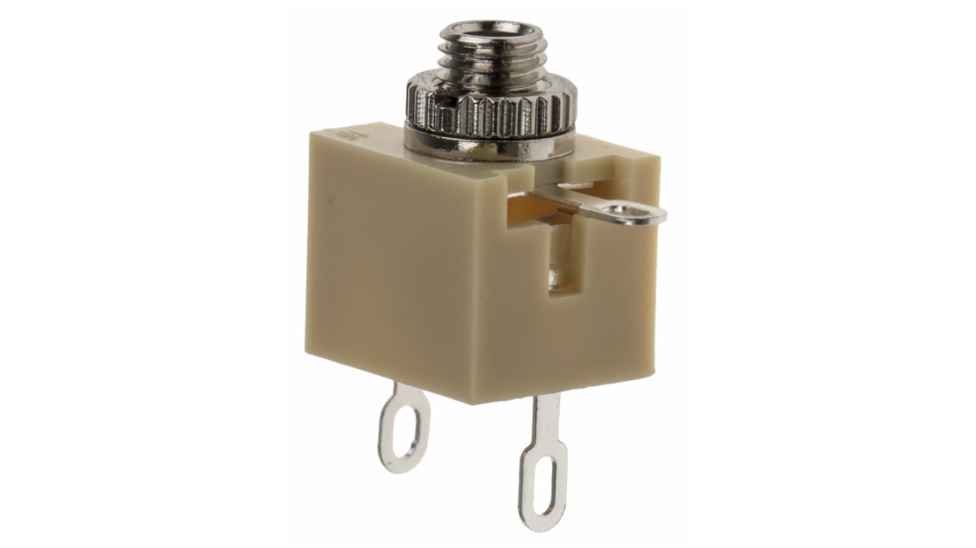 Conector jack mono de 2.5 mm Ángulo de 90° Hembra RS PRO, Montaje en PCB