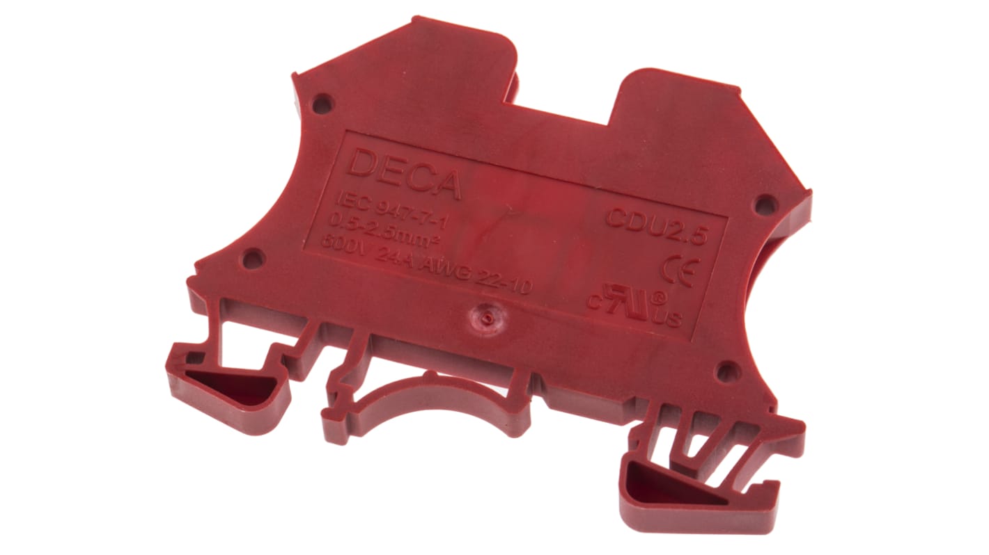 RS PRO Red, 2.5mm², Screw Termination