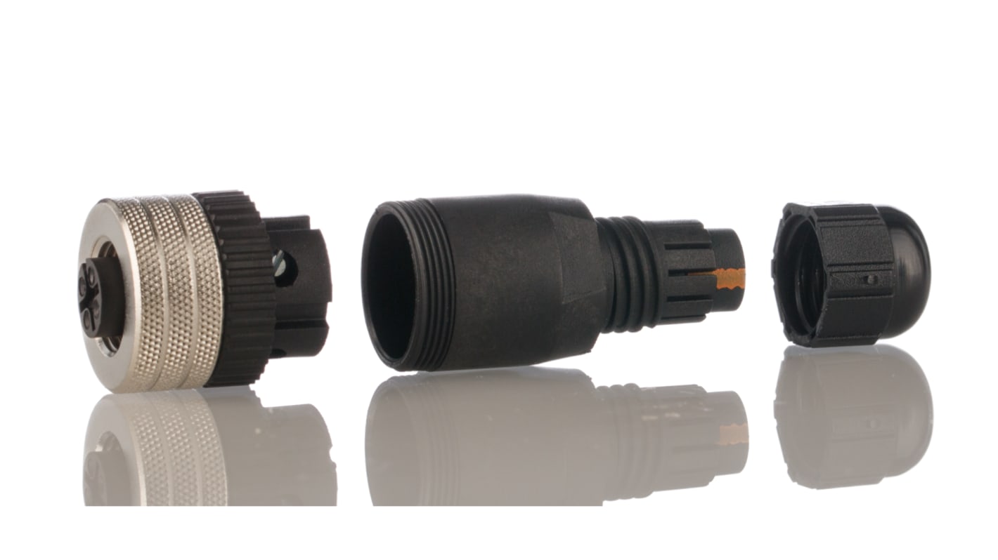 Brad from Molex M12圆形连接器插座, 4芯, 电缆安装, 4.0A, 250.0 伏交流电压，300.0 伏直流电压, IP67, Micro-Change系列