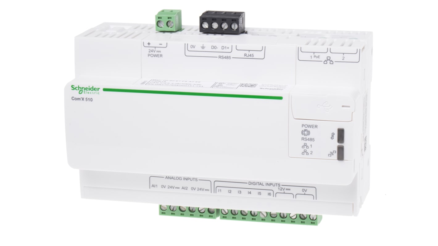 Servidor de puerta de enlace Schneider Electric serie Gateway, display Digital