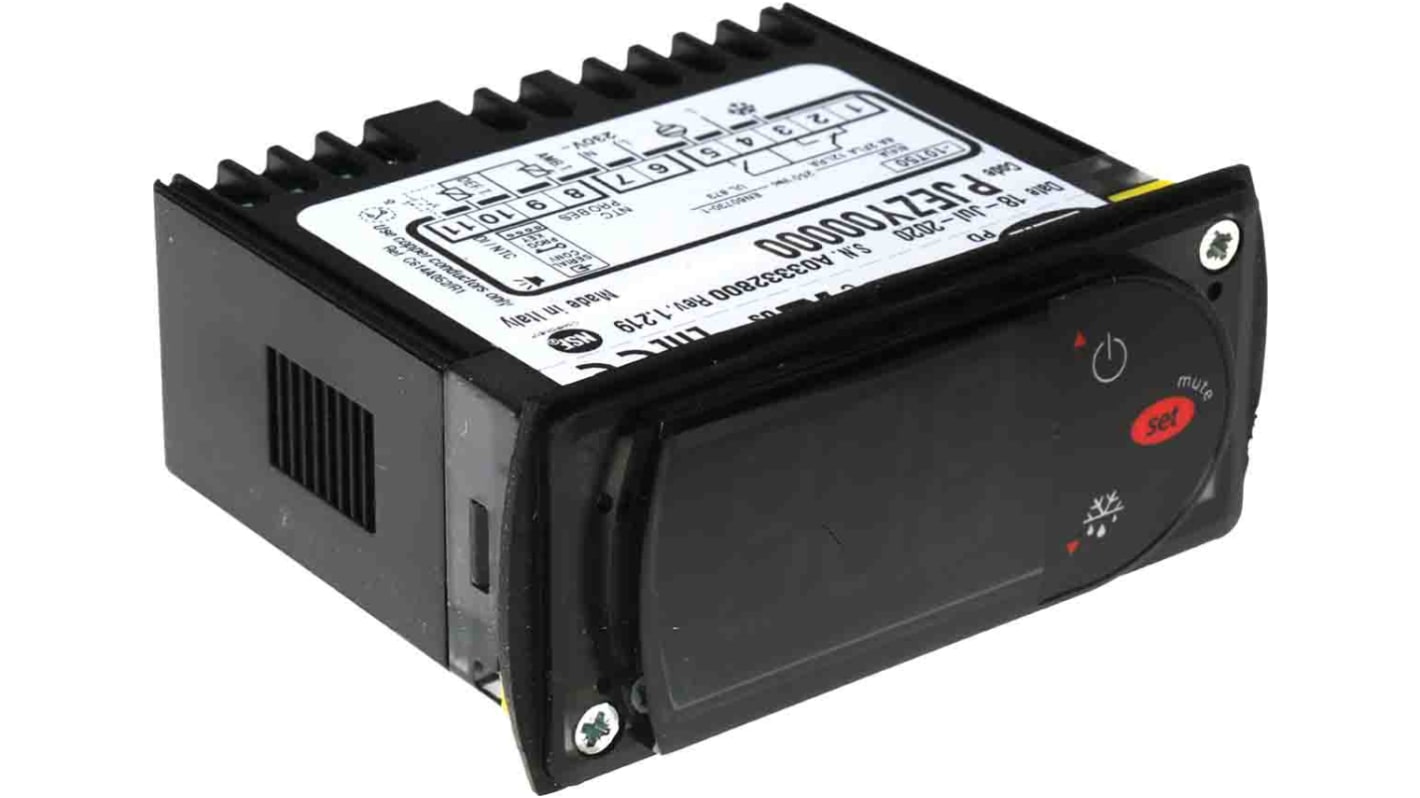 Rs-Online Regolatore di temperatura On/Off Carel PJ Easy 230 V ca 81 x 36mm 2 uscite 2 relè