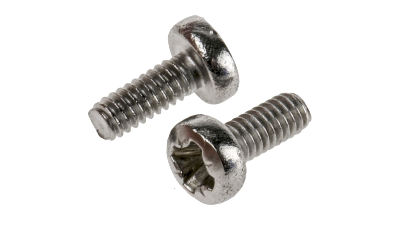 Śruby maszynowe M2 łeb z łbem walcowym soczewkowym Stal nierdzewna długość 5.0mm skok 0.40mm
