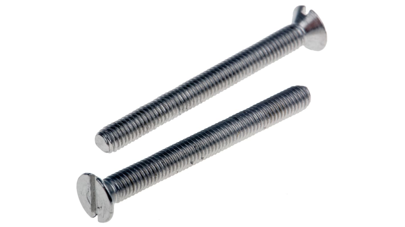 Śruby maszynowe M3 łeb z łbem stożkowym Stal nierdzewna długość 30.0mm skok 0.50mm