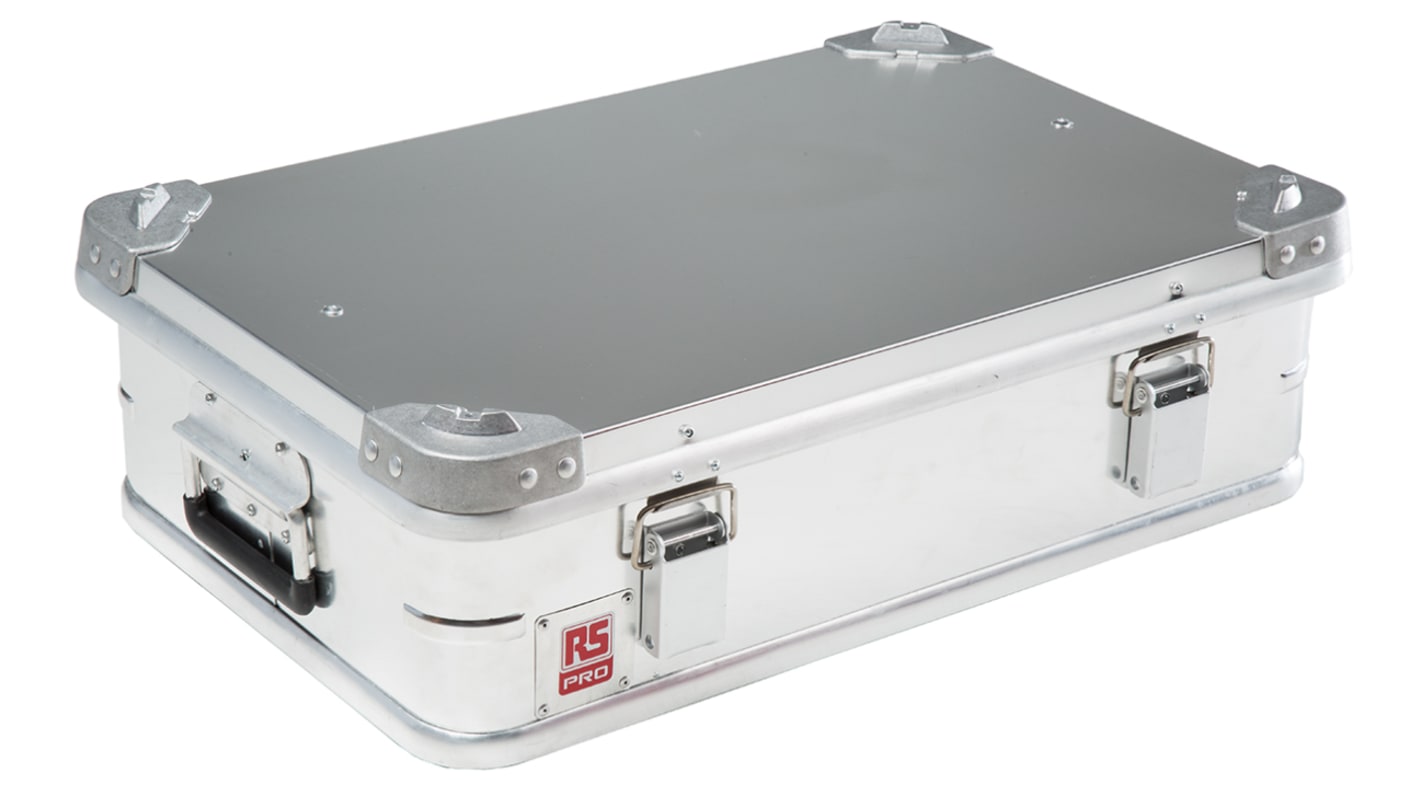 RS PRO Waterproof Metal Equipment case, 180 x 580 x 385mm
