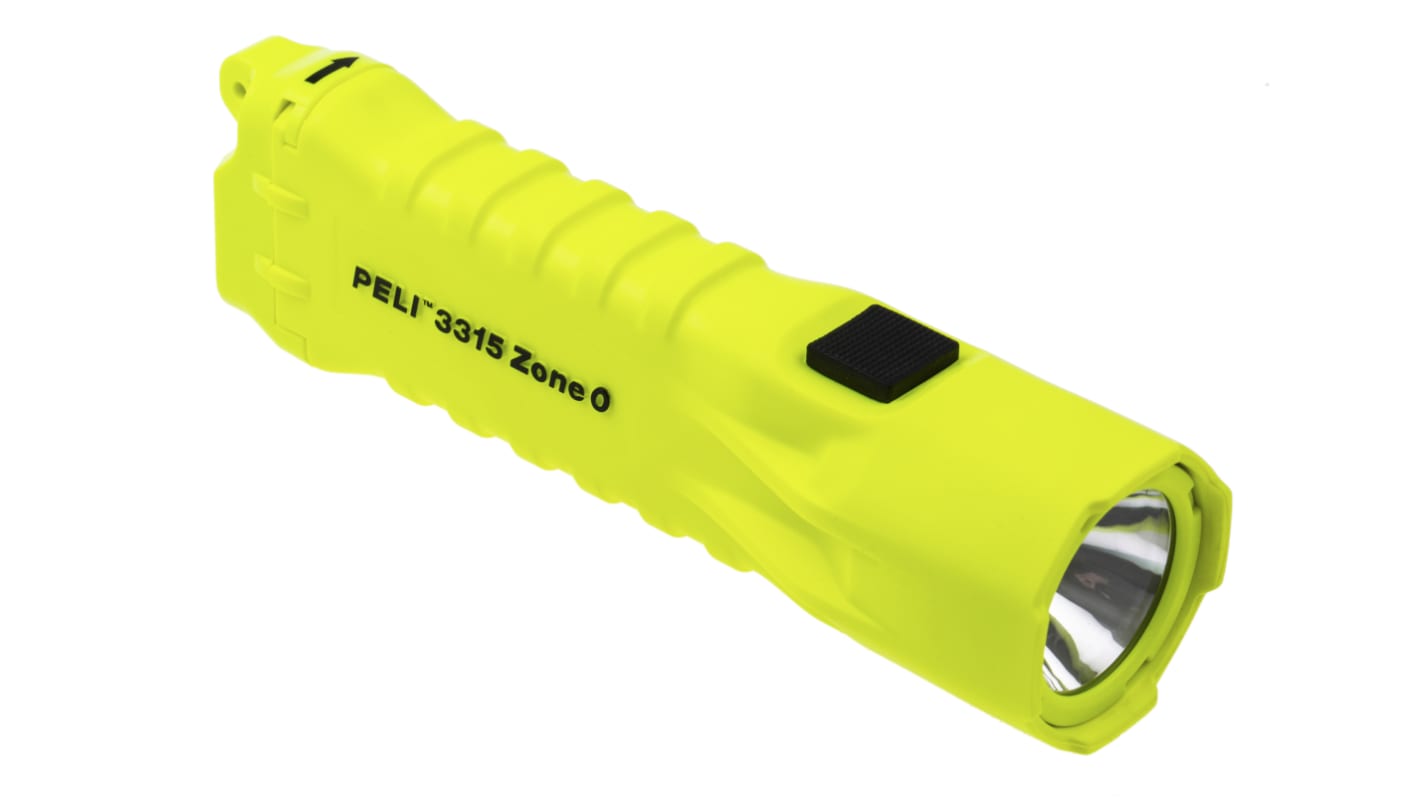 Peli ATEX LED Torch Yellow 110 lm, 156 mm