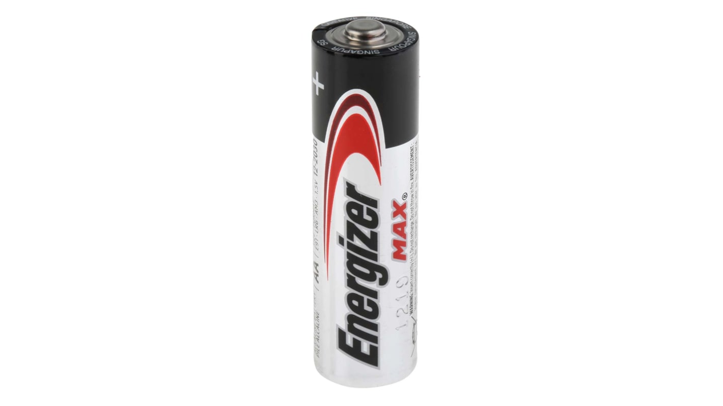 Energizer MAX Alkaline, Zinc Manganese Dioxide AA Batteries 1.5V