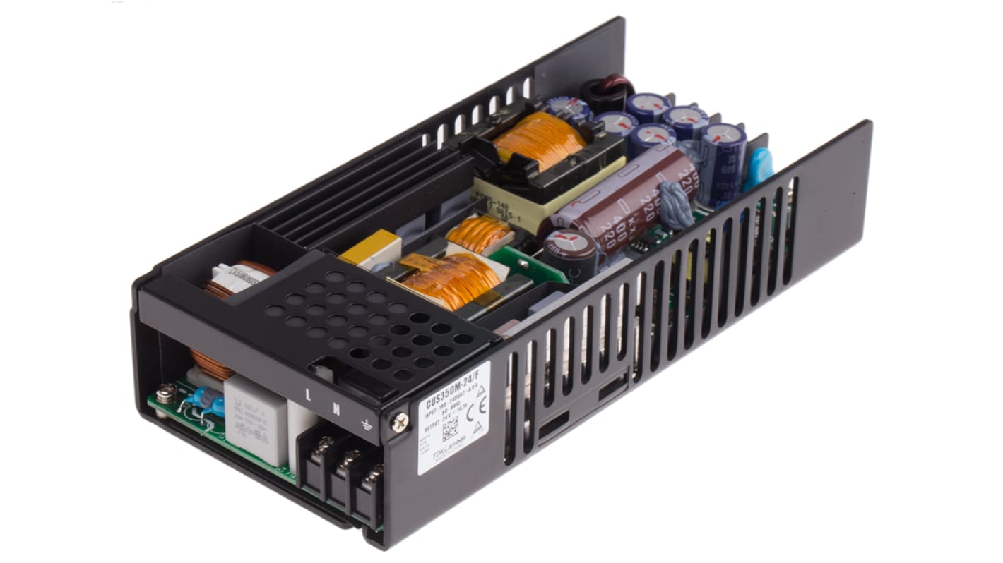TDK-Lambda Switching Power Supply, CUS350M-24/F, 24V dc, 14.7A, 352.8W, 1 Output, 120 → 370 V dc, 85 →