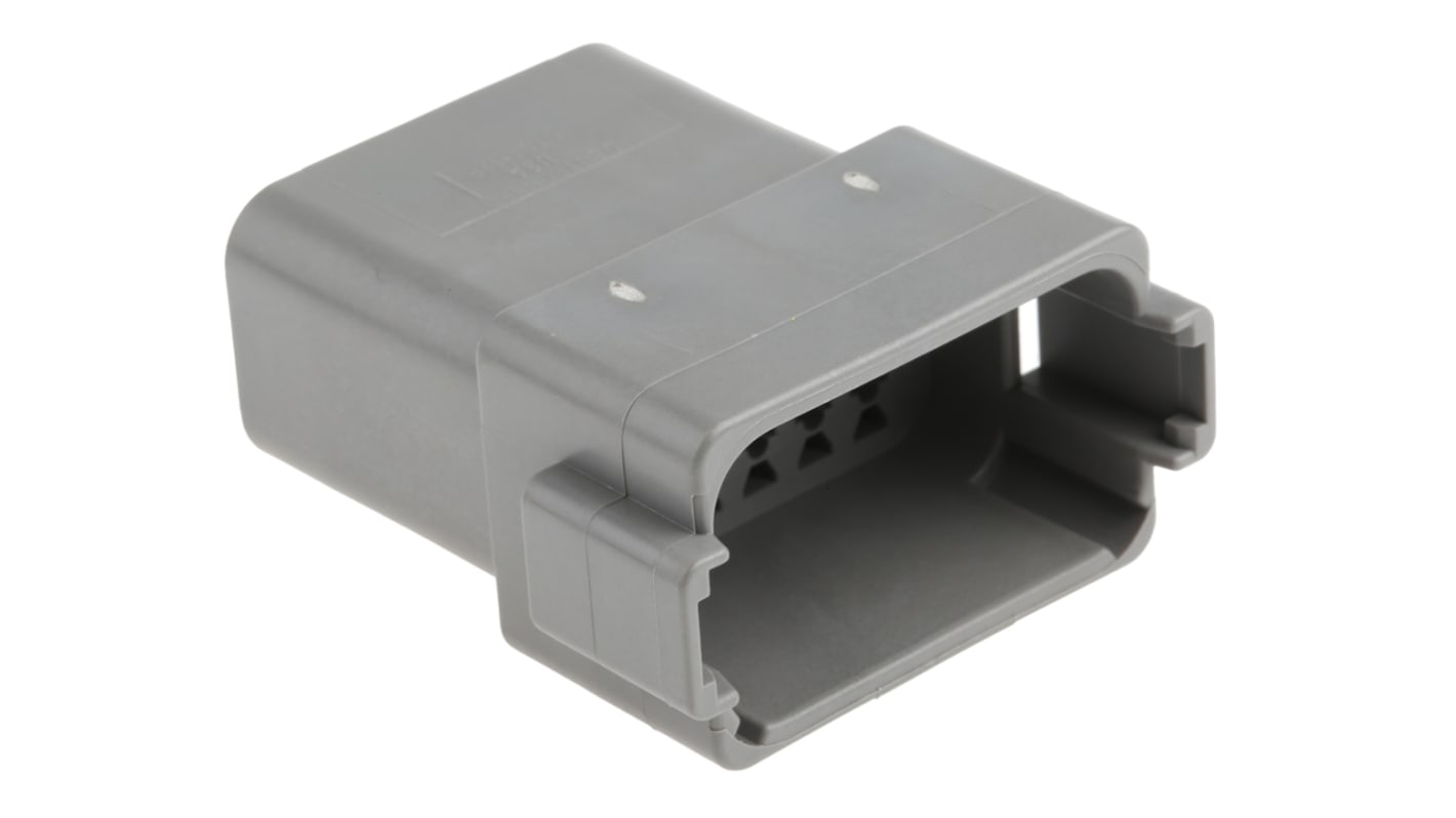 Deutsch, DT Automotive Connector Socket Grey Plug-In 12 Way DT04-12PA