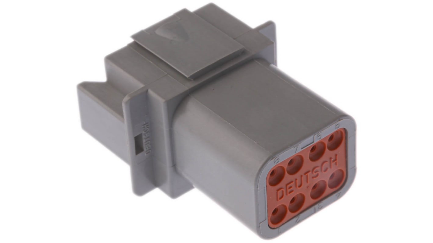 Deutsch, DT Automotive Connector Socket Grey 8 Way DT04-08PA