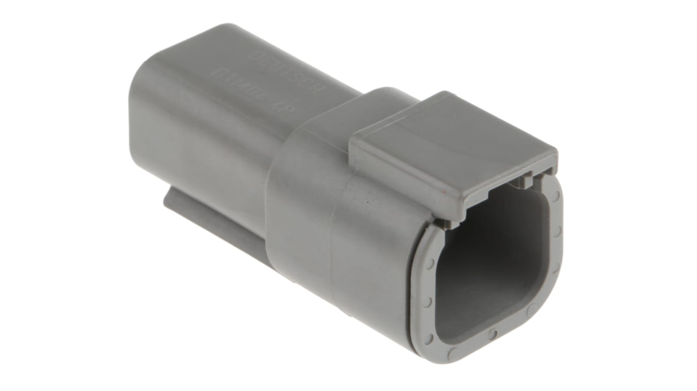 Connettore automotive Deutsch, Femmina, 7.5A, 4 vie, 2 file