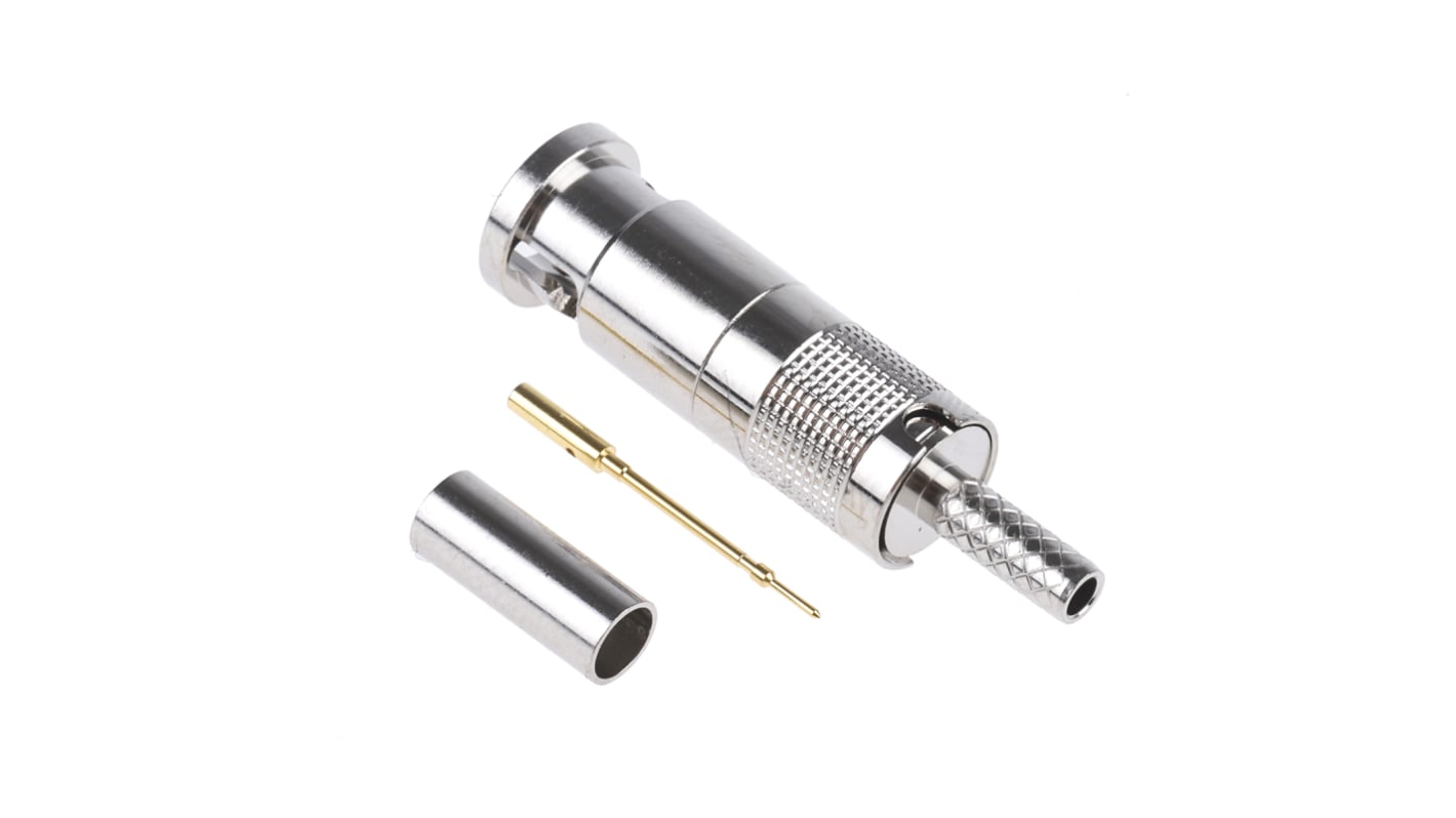 Connettore coassiale Ad angolo retto COAX Connectors, Maschio, 75Ω, Montaggio su cavo