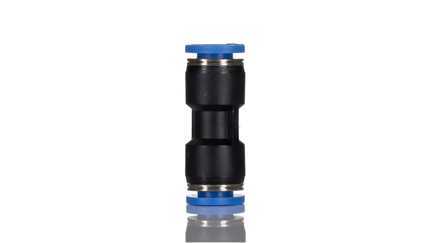 Złączka pneumatyczna Wciskane 6 mm Wciskane 6 mm RS PRO Adapter prosty do rur