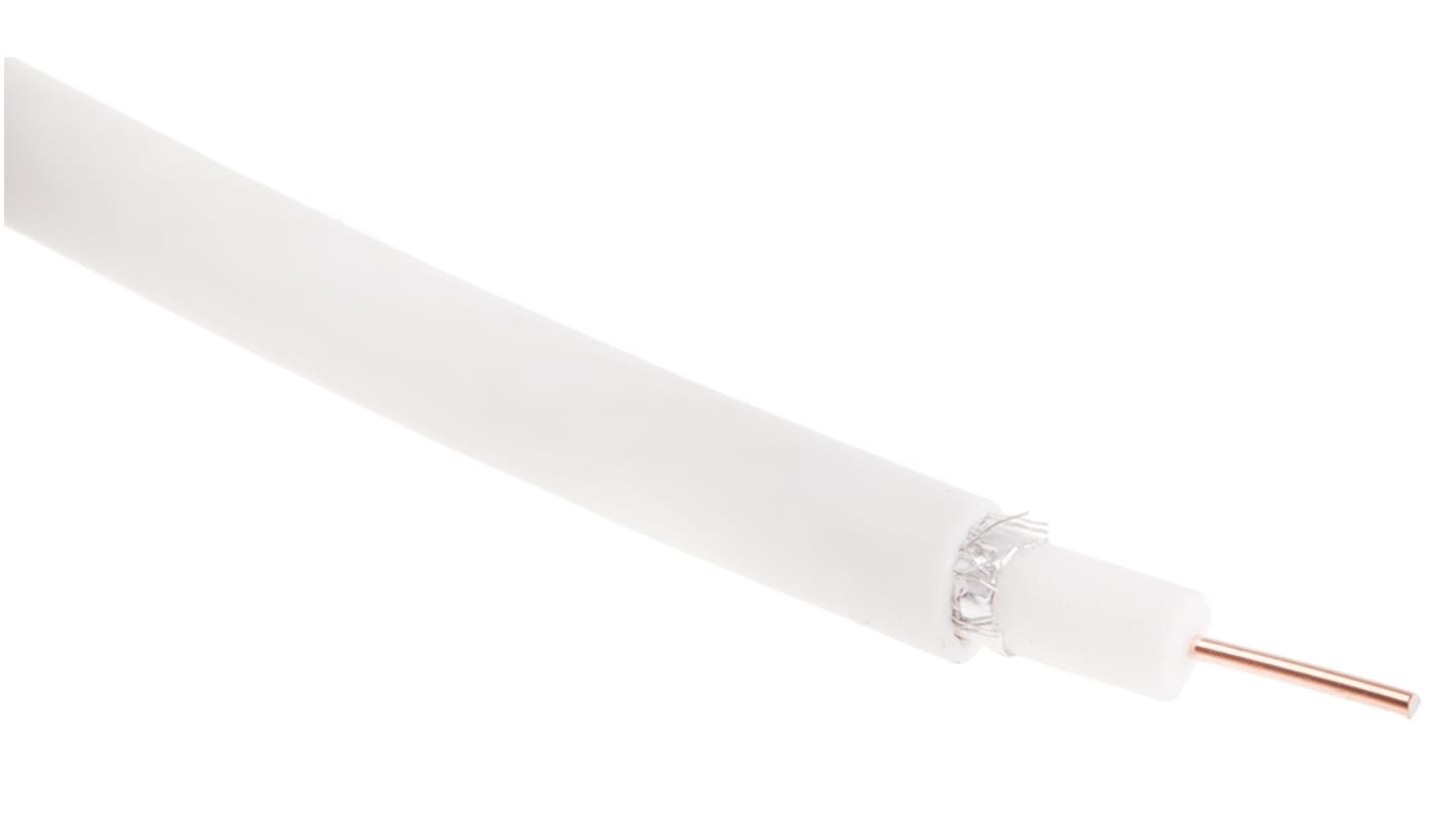 RS PRO, 100m, RG6 Coaxial, Unterminated75 Ω
