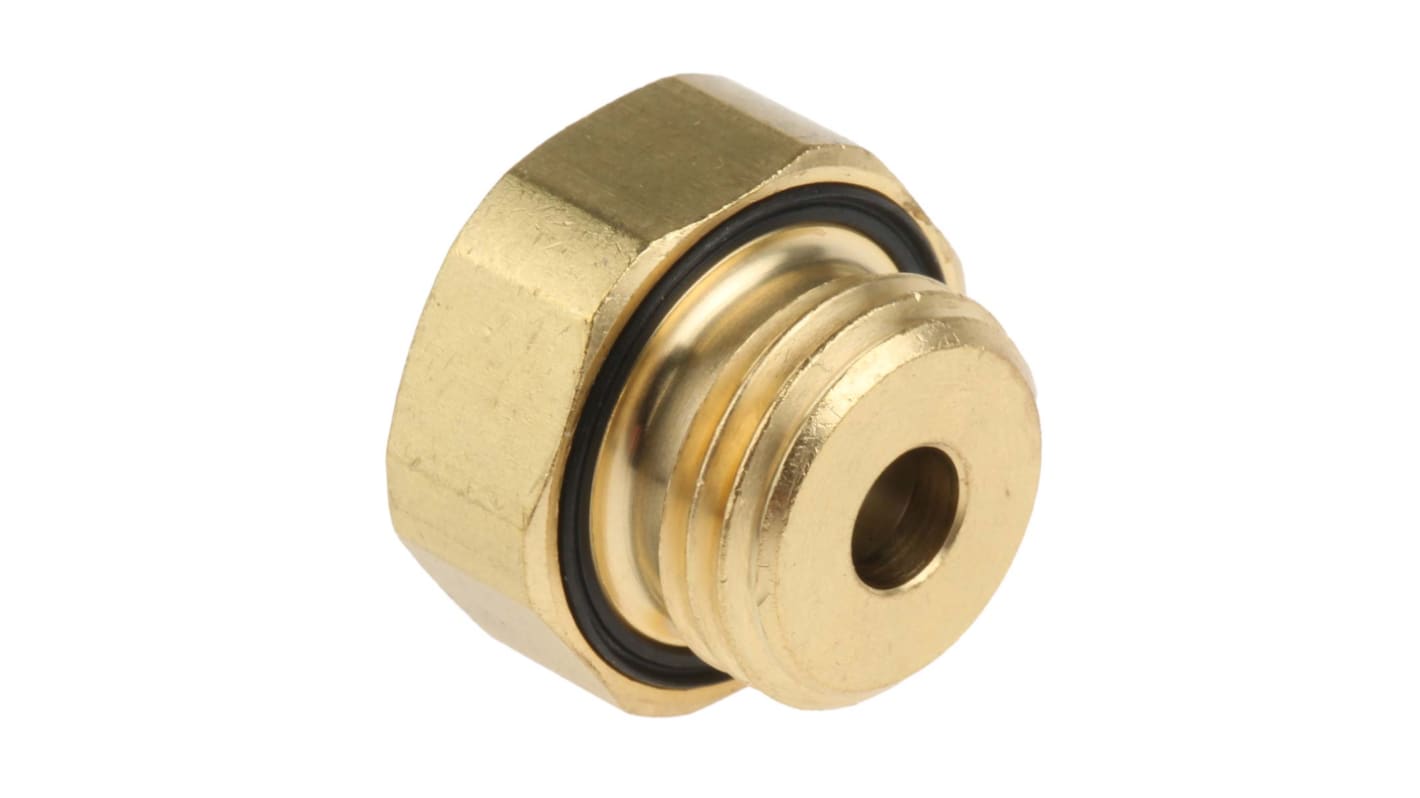 SMC KQ2 Series Straight Threaded Adaptor, G 1/4 Male to Push In 6 mm, Threaded-to-Tube Connection Style