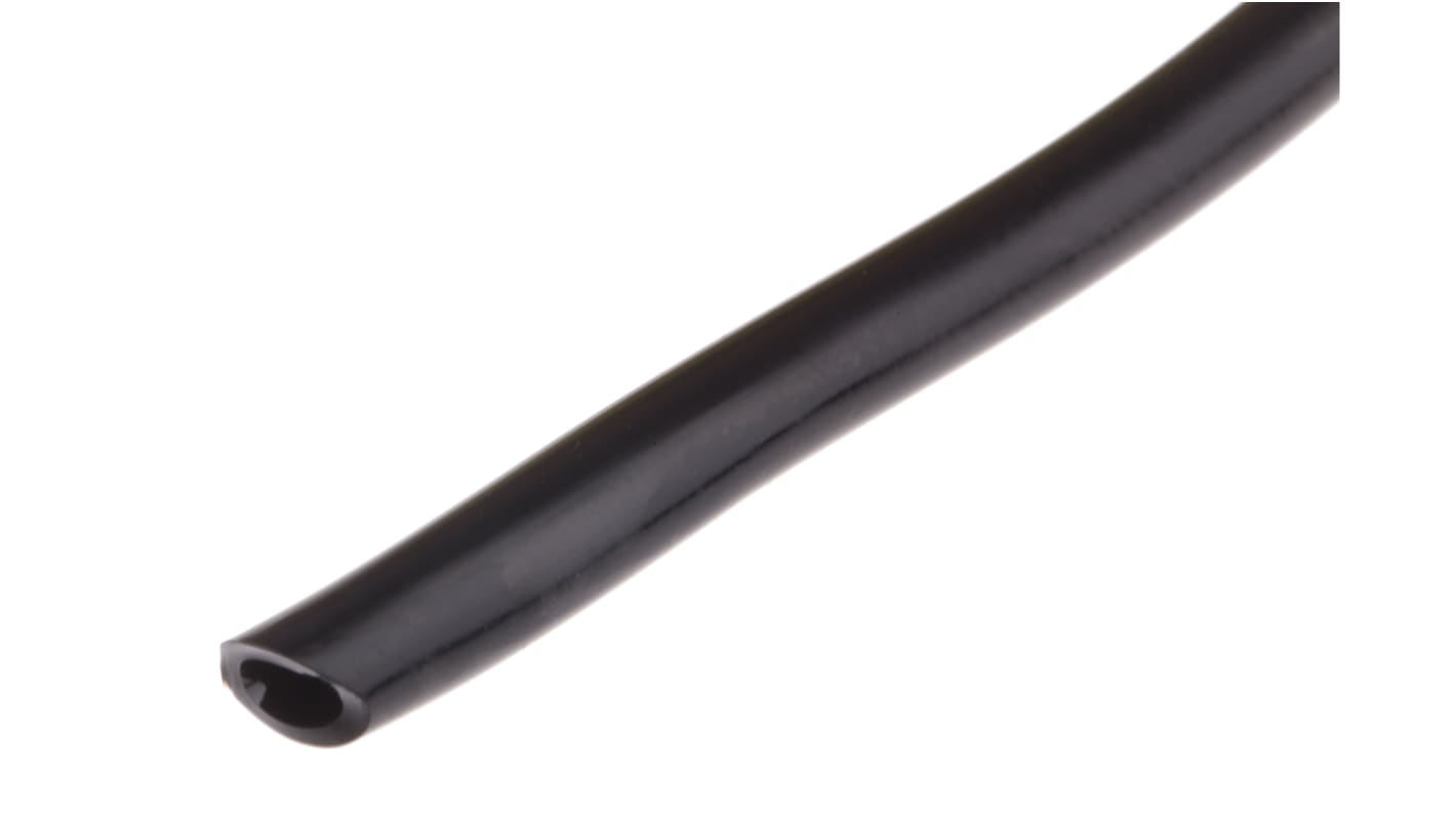 RS PRO CPU Druckluftrohr Polyurethan Schwarz, Innen-Ø 2.5mm / Außen 4mm x 30m bis 11 bar
