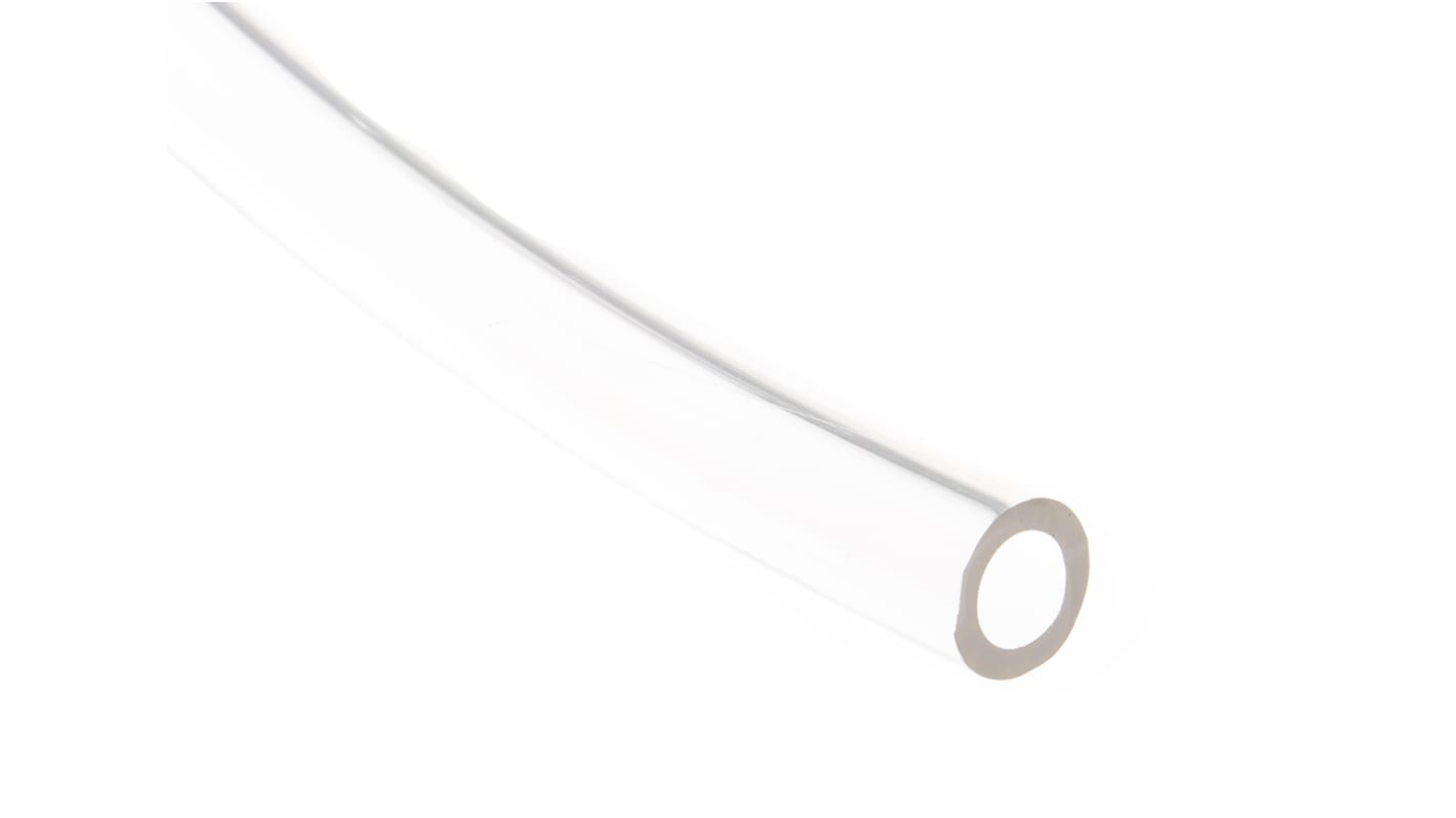 RS PRO 透明PU气管, 2.5mm内径, 4mm外径, 30m长, 最高+50°C