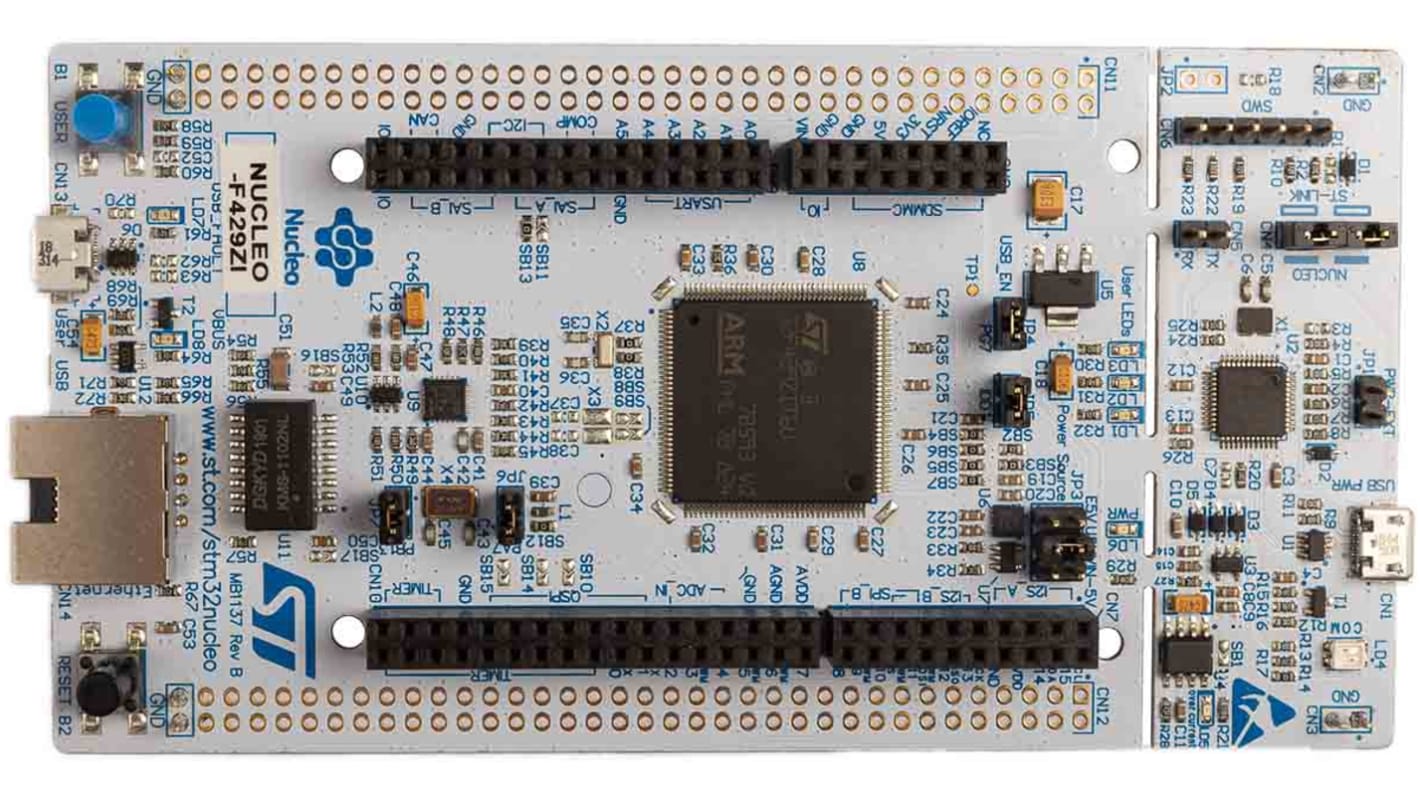 STMicroelectronics STM32 Nucleo-144 MCU Development Board ARM Cortex M4F STM32F429ZIT6