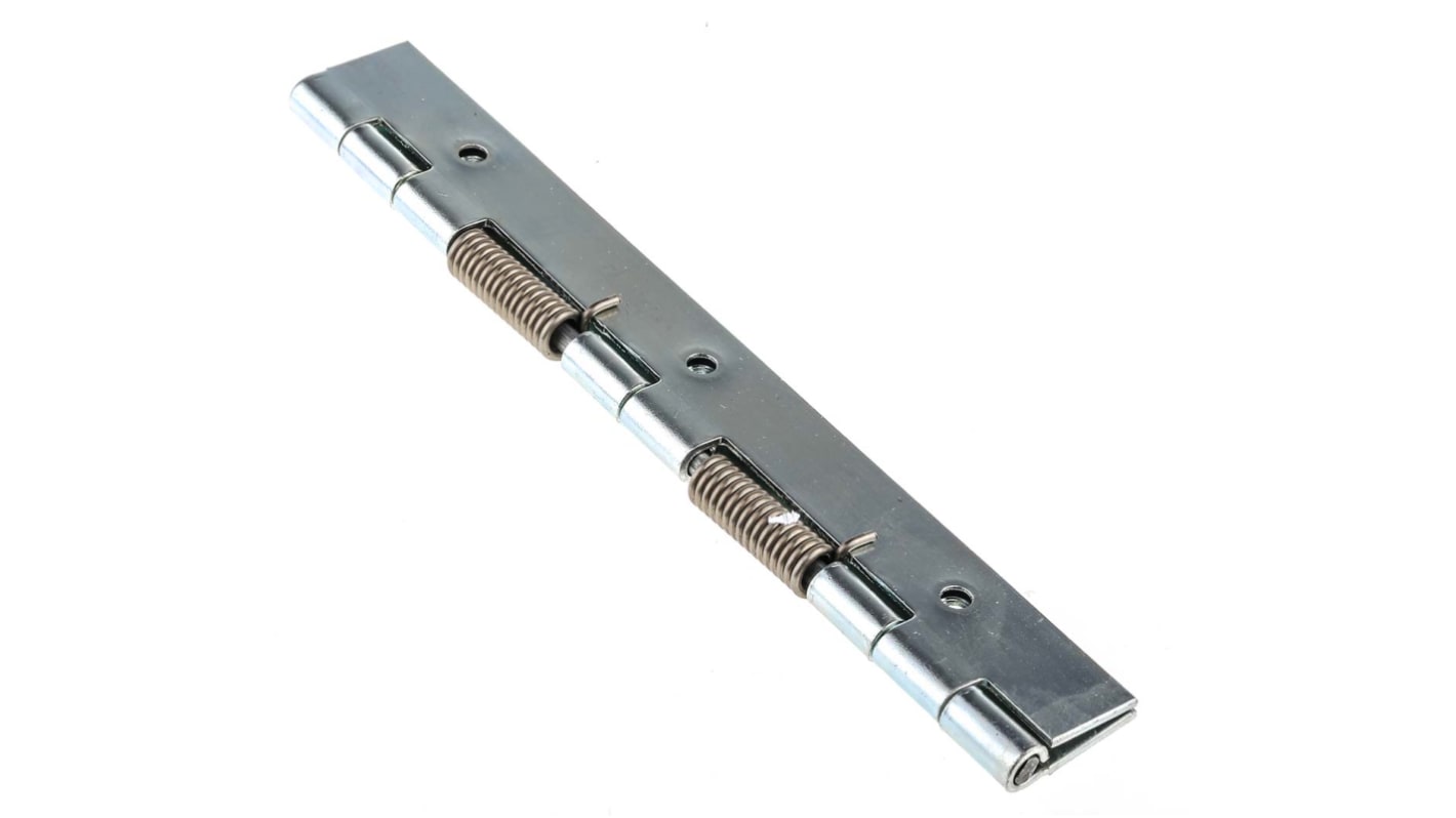 Pinet Steel Spring Hinge, Screw Fixing, 180mm x 2mm