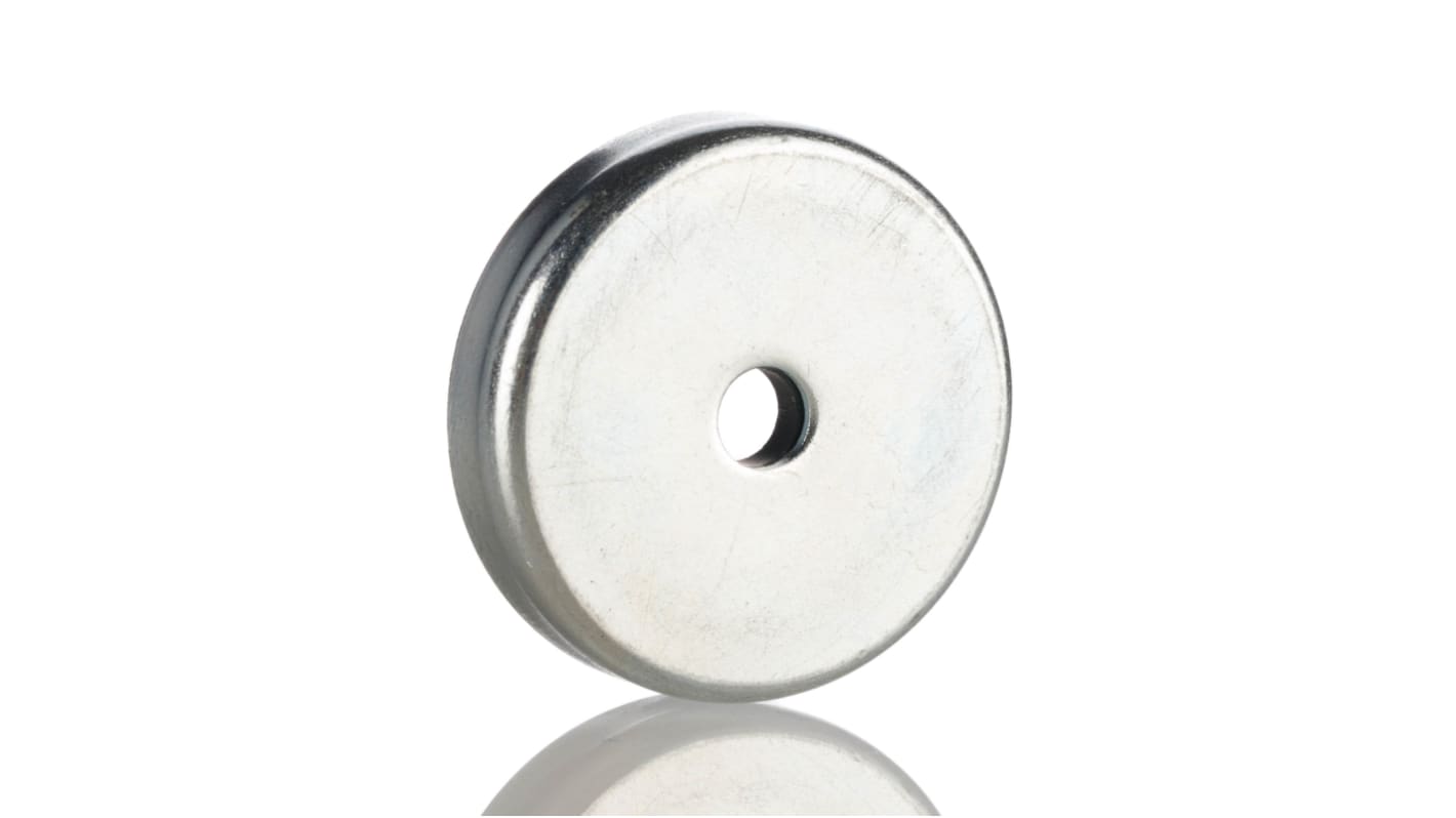 Eclipse Pot Magnet 32mm Hole Ferrite, 3.6kg Pull