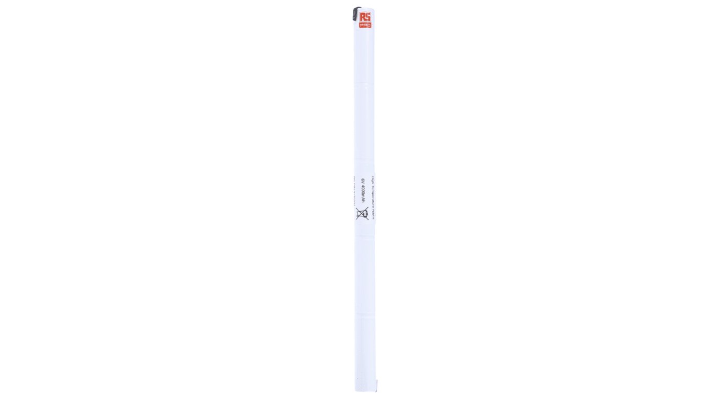 RS PRO 充電式電池パック, ニッケル水素電池, 公称電圧6V, 容量4Ah