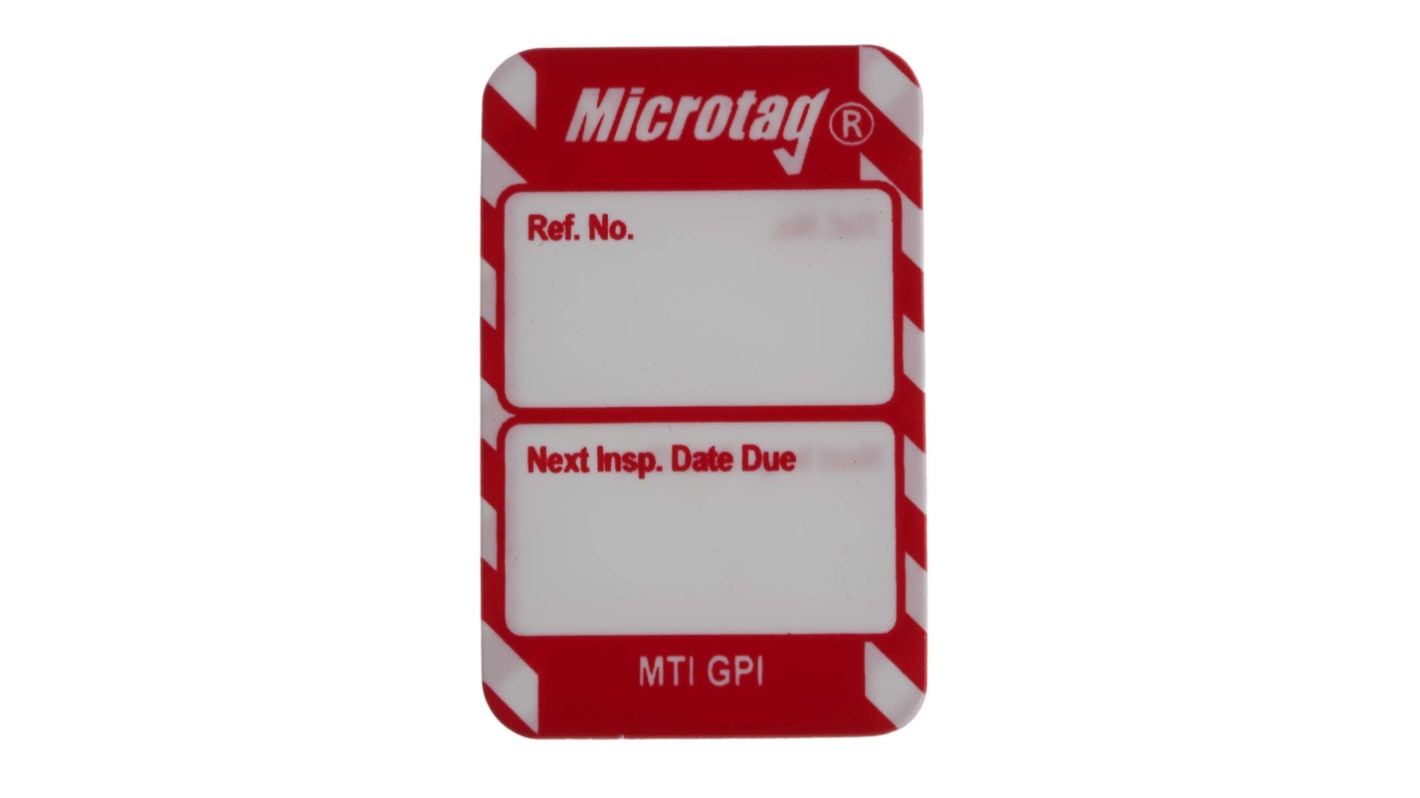 Brady White on Red Safety Prohibition Tag, English Language, 1 per Pack