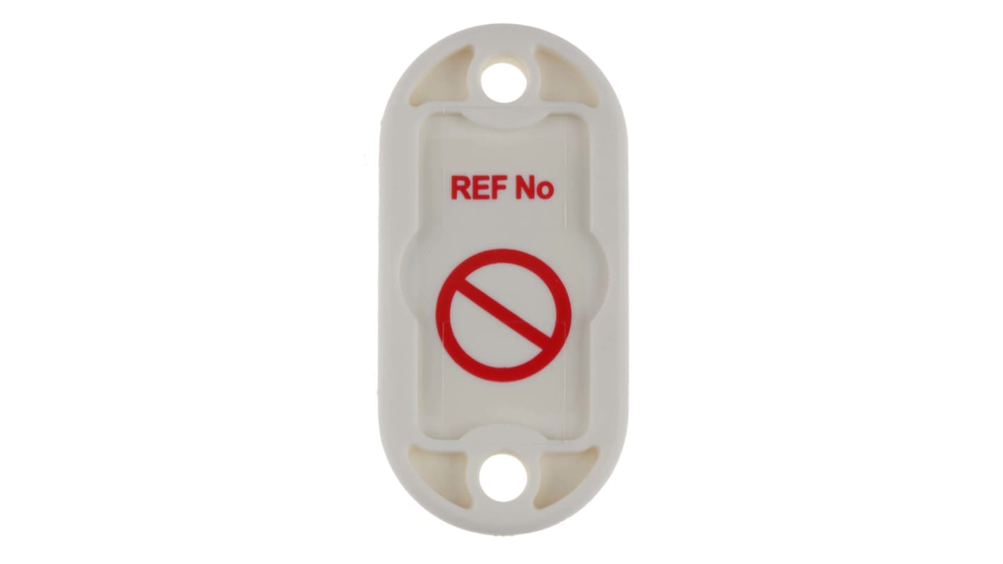 Brady Red on White Safety Prohibition Tag, English Language, 1 per Pack