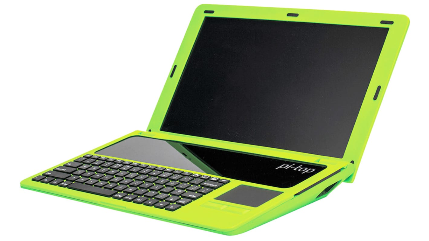 Pi-Top, Laptop, Green (UK) with 13.3in LCD Display