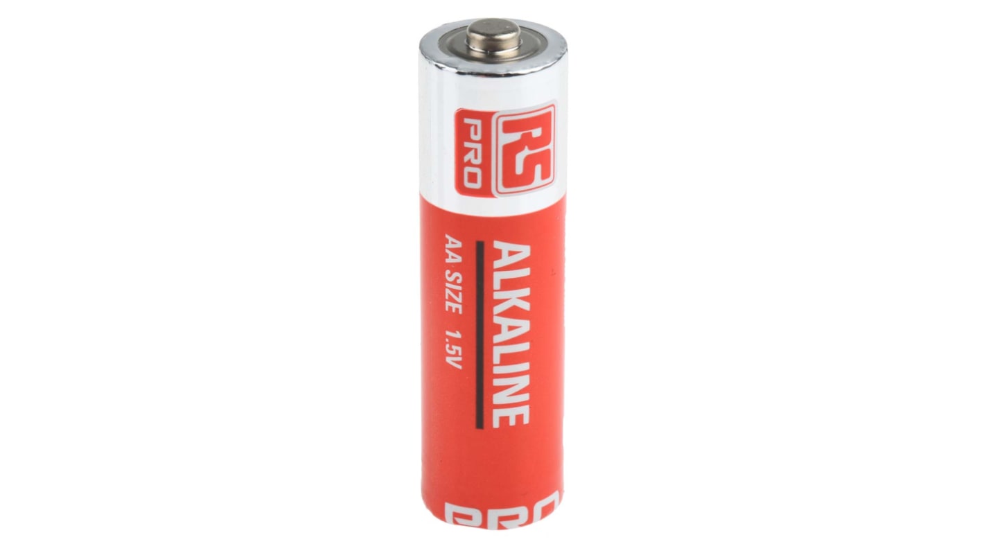 RS PRO Alkaline AA Batteries 1.5V