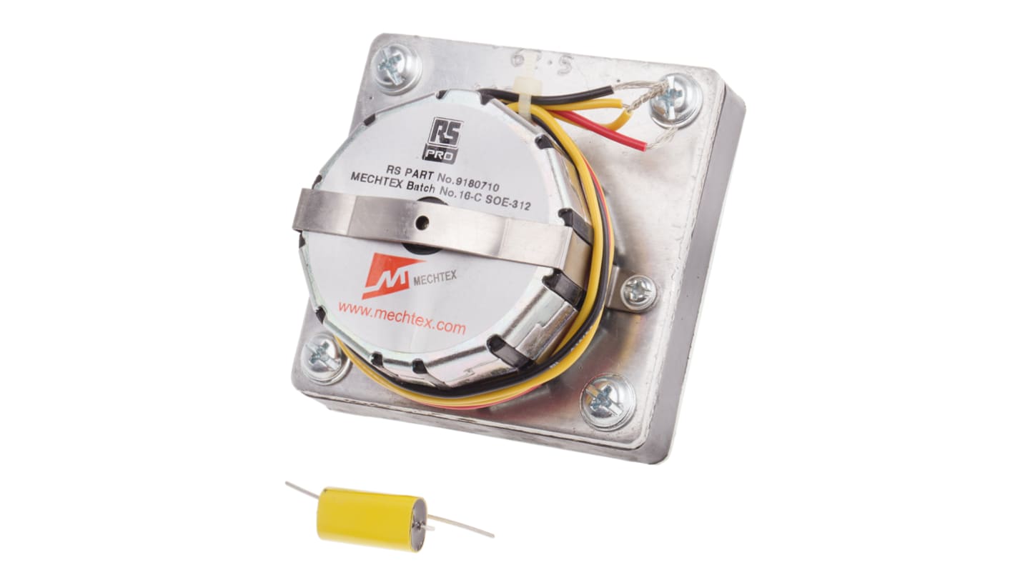 RS PRO Reversible Synchronous Geared AC Geared Motor, 3.1 W, 1 Phase, 1 Pole, 230 V