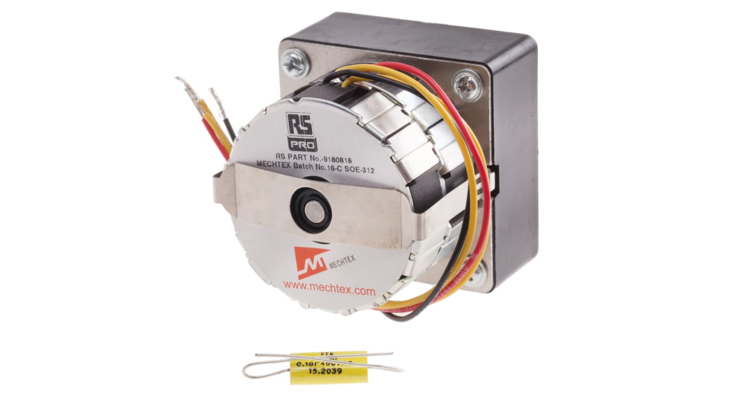 RS PRO Reversible Synchronous Geared AC Geared Motor, 5.8 W, 1 Phase, 240 V