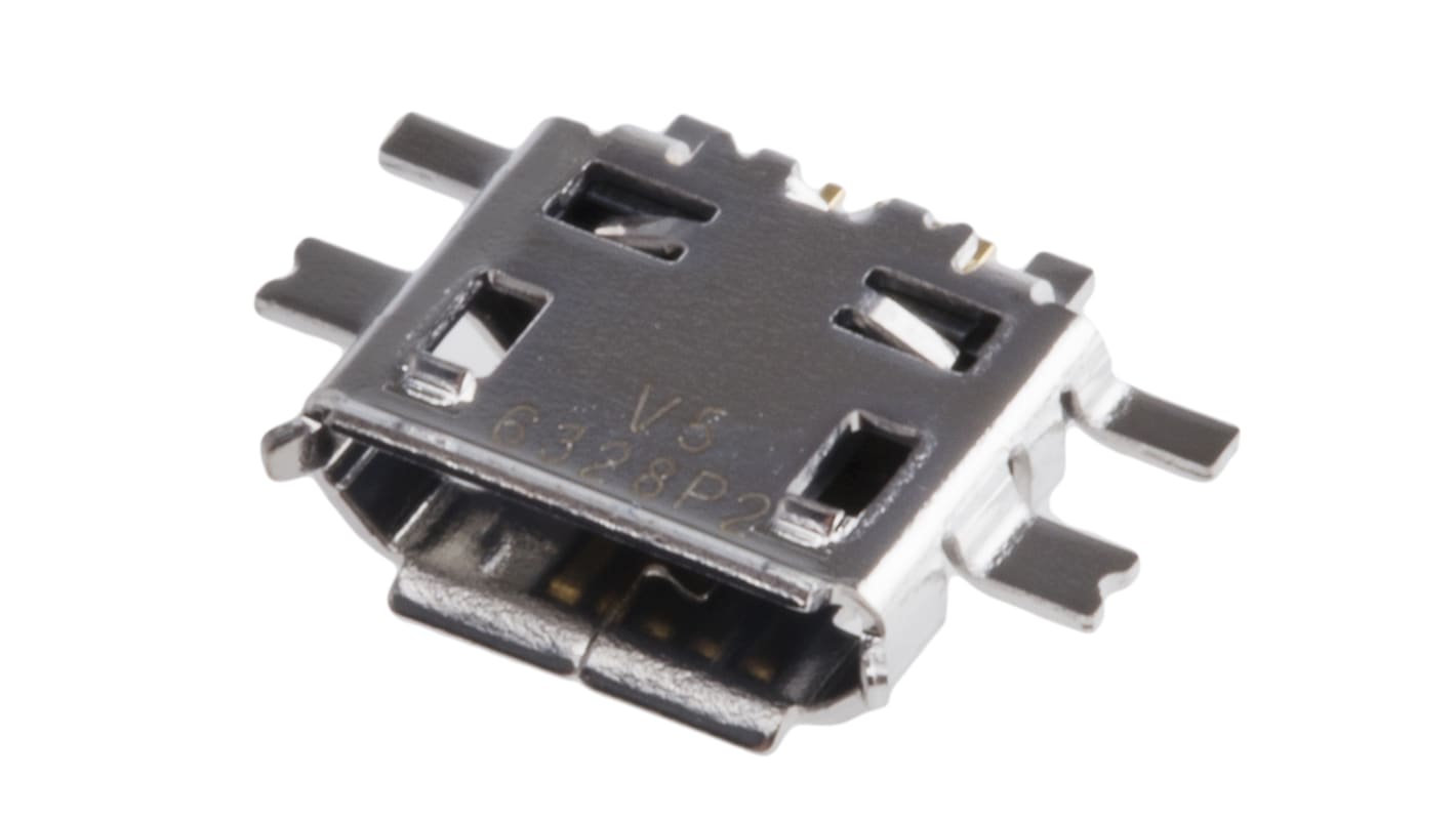 JST Straight, PCB Mount, Socket Type B USB Connector