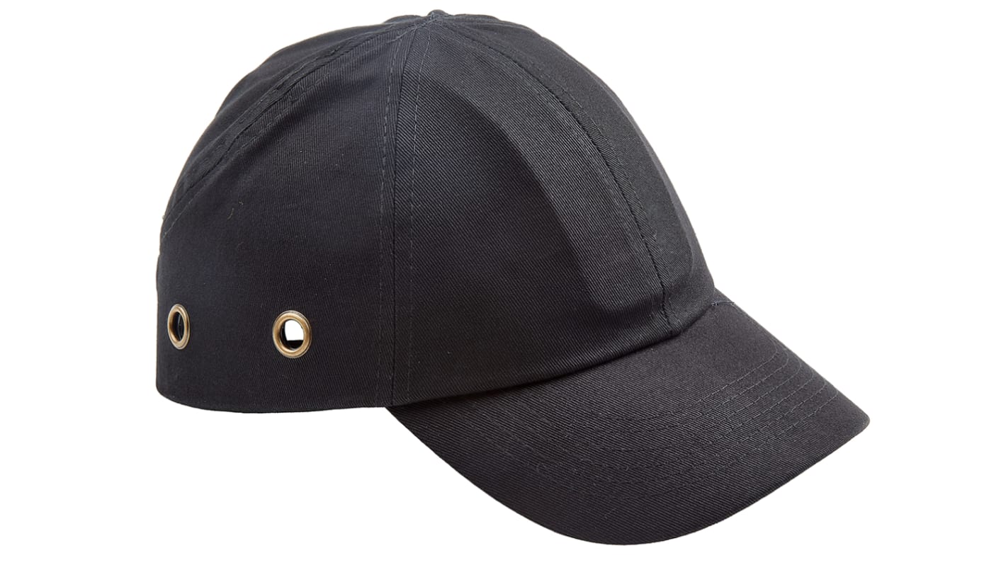 RS PRO Black Standard Peak Bump Cap, ABS Protective Material