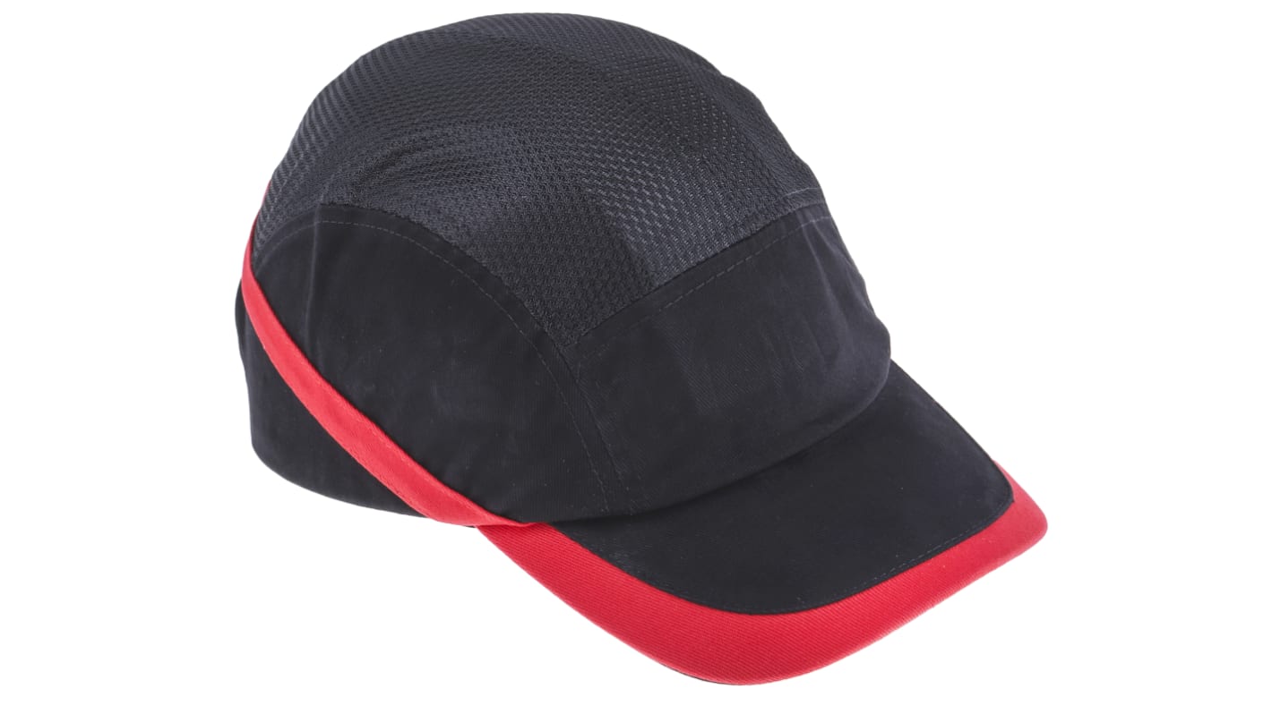 Casquette de protection RS PRO, 54 → 59cm de tour de tête, ABS, Coton, Noir