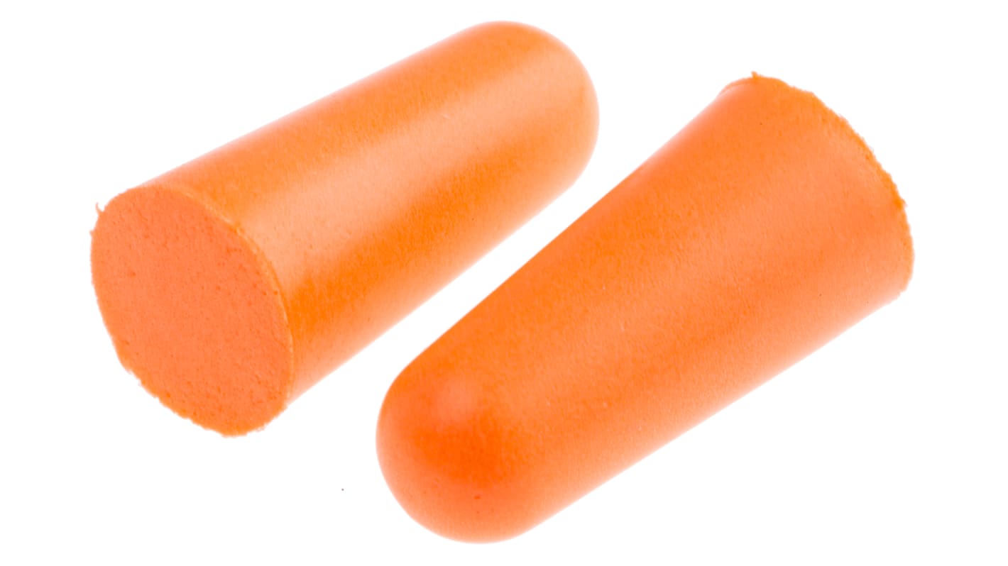 Portwest Orange Disposable Uncorded Ear Plugs, 34dB Rated, 500 Pairs