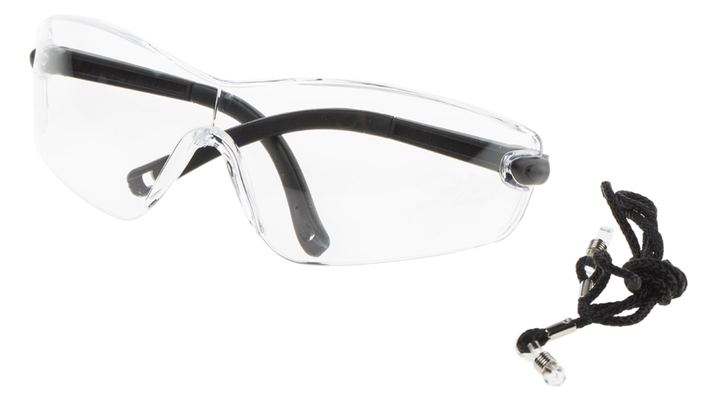 Portwest UV Safety Glasses, Clear Polycarbonate Lens