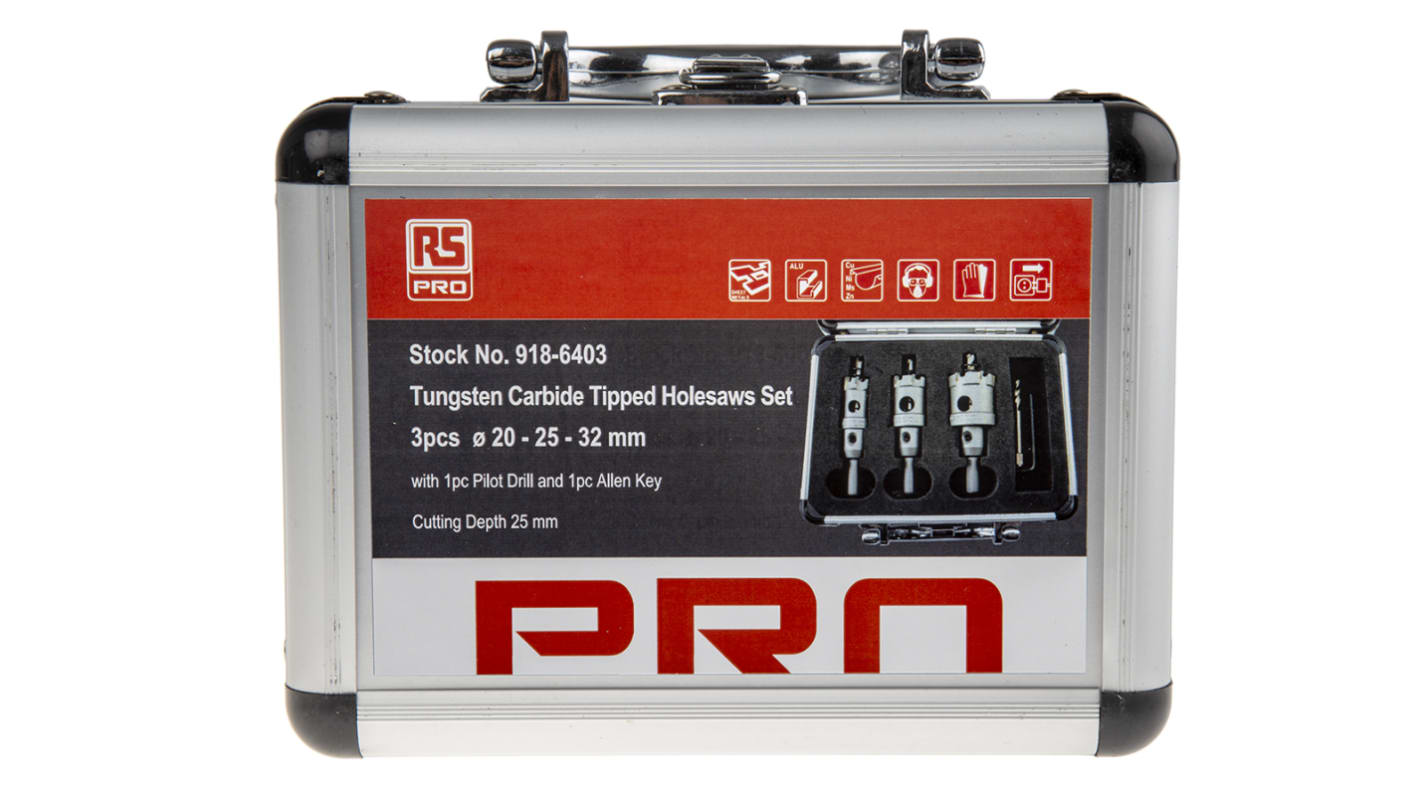 RS PRO Tungsten Carbide Tipped 20 → 32mm Core Drill Bit