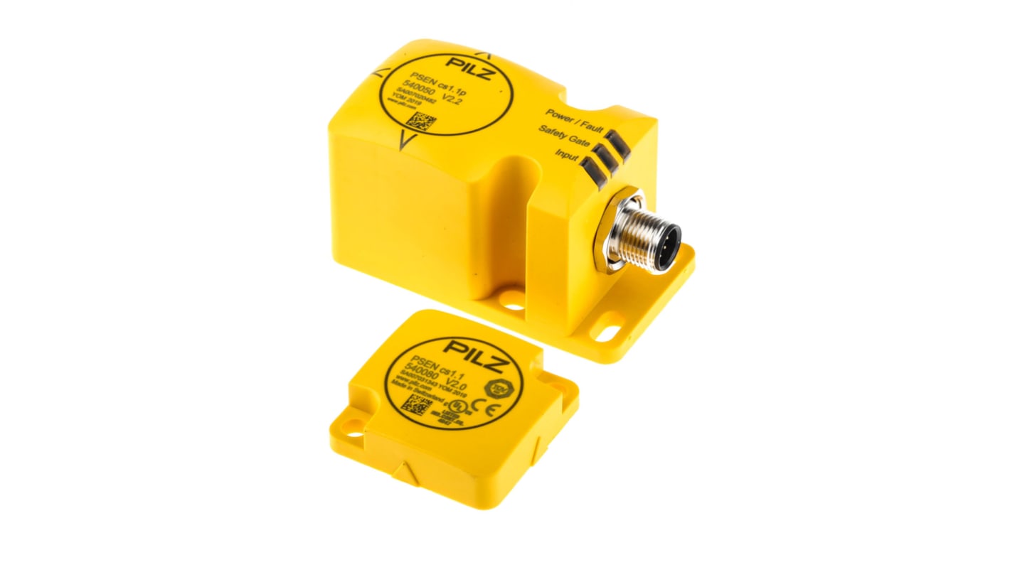 Pilz Transponder Non-Contact Safety Switch, 24V dc, Plastic Housing, M12