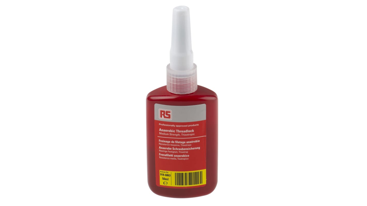 RS PRO Blue Thread lock, 50 ml, 24 h Cure Time