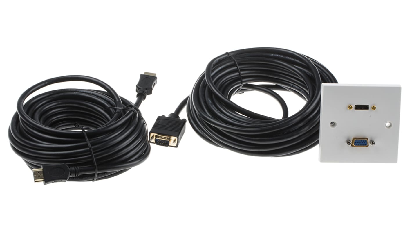 Piastra frontale HDMI, SVGA Femmina